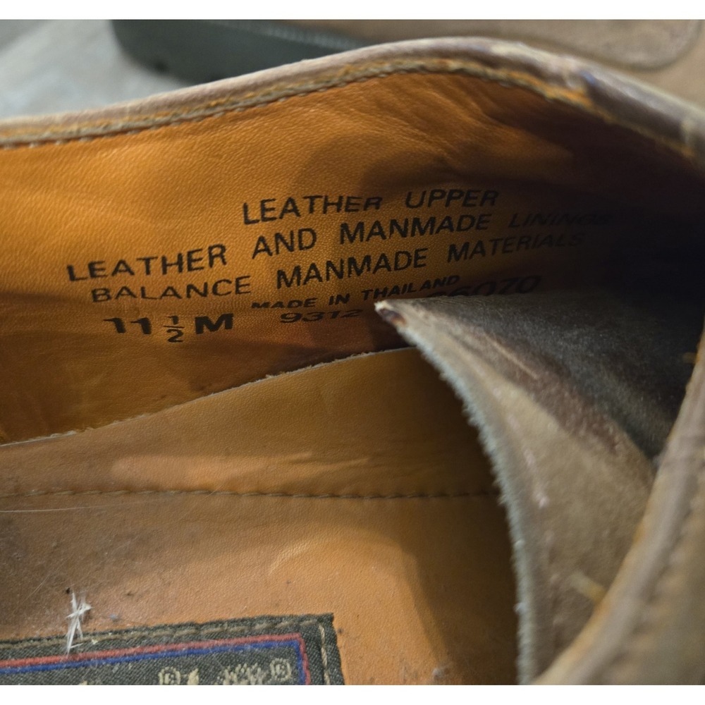 Timberland Shoes Mens Size 11.5 Brown Leather Lace Up Casual Derby Shoe - Picture 8 of 10